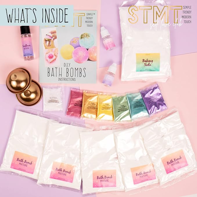 STMT Self-Love Club D.I.Y. Bath Bombs by Horizon Group USA, Create 5 Bath Bombs - Image 2