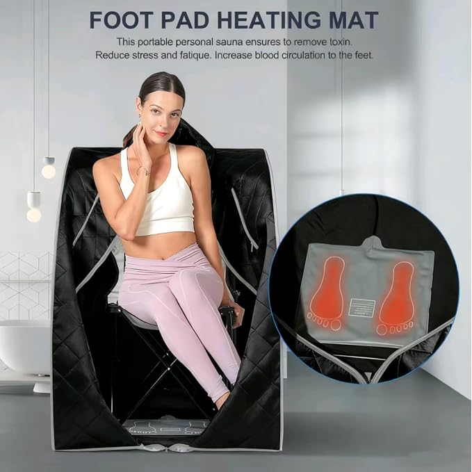 Infrared Sauna| Portable Personal Sauna| Home Spa Sauna| Separate Heating Foot - Image 7
