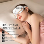 THXSILK Sleep Mask 100% 19 Momme Pure Mulberry Silk Super Smooth Cooling - Image 4