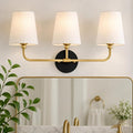 Bathroom Light Fixtures, 3-Light Wall Sconce, Modern Sconces Wall Lighting by Metwet