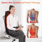 Back Massager with Heat, Massage Chair Pad with 5 Modes & 2 Heat Levels - Image 3