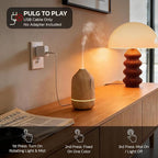 Essential Oil Diffuser, 100ml Aromatherapy Diffuser, Mini Ultrasonic Diffuser - Image 3