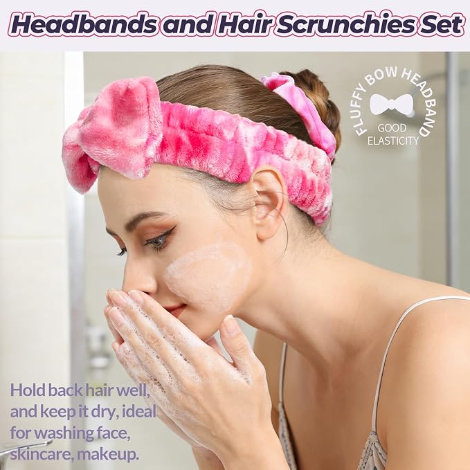 LEOBRO Makeup Headband, Spa Headbands, Skincare Headbands - Image 2