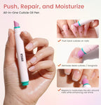 Ceramic Cuticle Oil Pusher Pen -3 in 1 Cuticle Remover Pen - Image 5