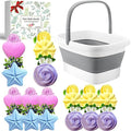 Lanwexy Foot Soaking Tub, Collapsible Bucket, Foot Spa, Foot Bath 16 Pack Foot by Lanwexy