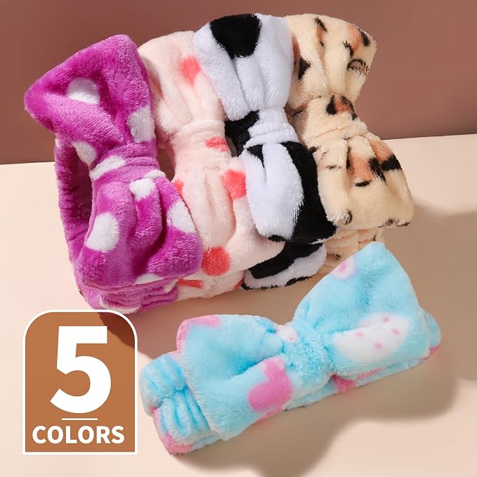 Teenitor Makeup and Spa Headbands, Bow Headbands - Image 2