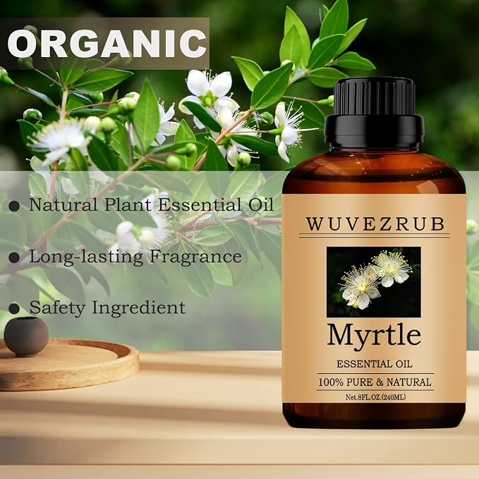 Myrtle Essential Oils, 240ML Pure and Natural Essential Oil - Image 4