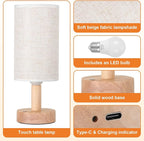 Rechargeable Cordless Table Lamp, Touch Control&Stepless Dimming, Wireless - Image 8