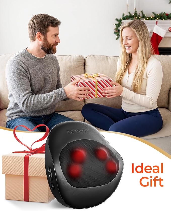 Electric Neck Massager Pillow, Ultra-Quiet Corded Neck and Shoulder Massager - Image 8