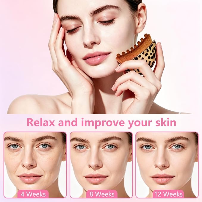 2PCS Lymphatic Drainage Gua Sha Face Brush - Image 4
