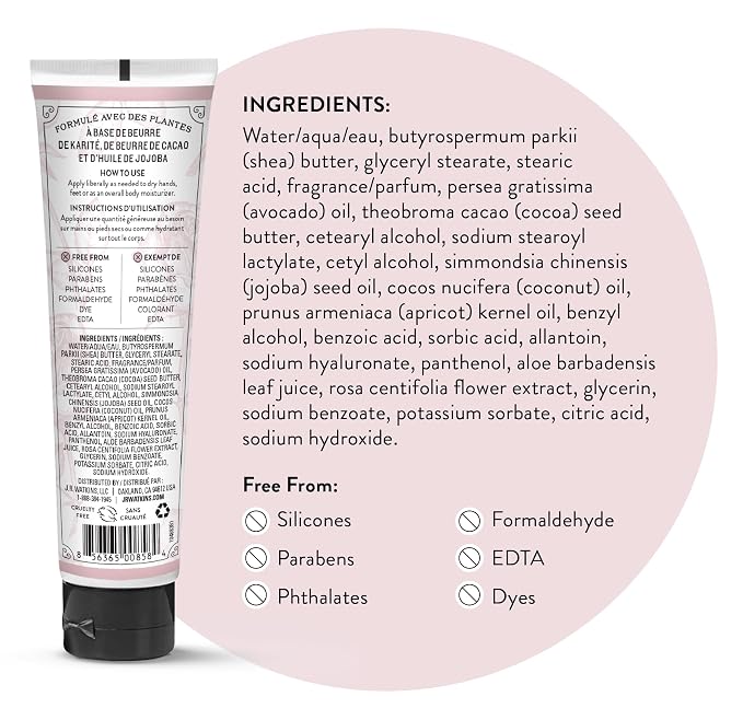 J.R. Watkins Natural Moisturizing Hand Cream, Hydrating Hand Moisturizer - Image 2