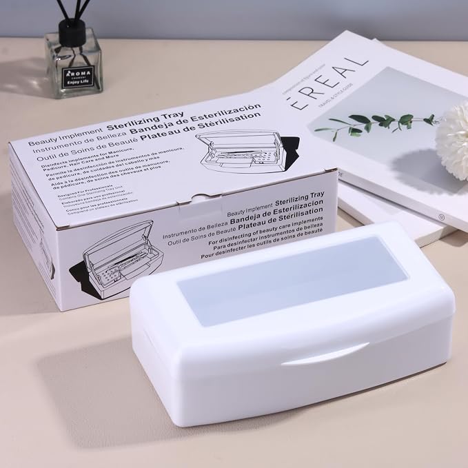 Nail Tool Sterilizer Box Plastic Disinfectant Container - Image 8