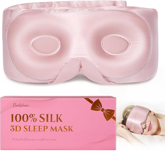 BeeVines Pure Silk 3D Sleep Mask by BeeVines