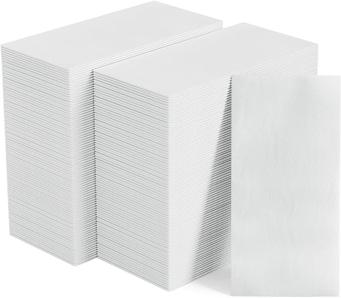 800PACK Disposable Hand Towels for Bathroom, Soft and Absorbent Paper Guest by JOLLYPARTY