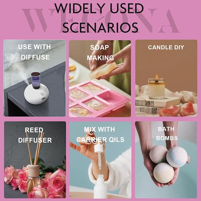 Floral Essential Oils Set for Diffusers & Candle Making - Image 6