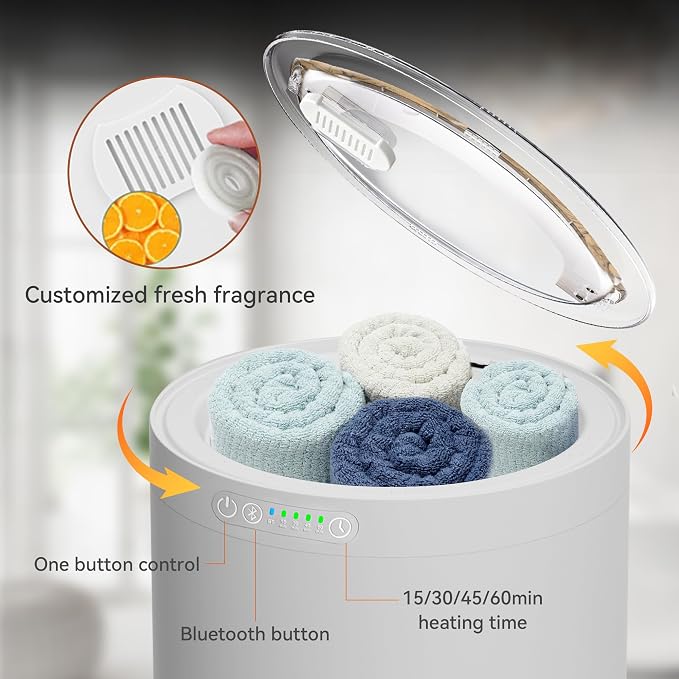 Luxury Towel Warmer Bucket, 23L Large Towel Warmers - Image 7