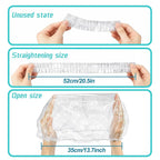 100 Pcs Disposable Shower Caps for Women & Men, Plastic Shower Cap Waterproof & - Image 4