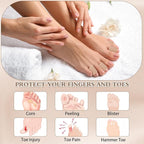 Blulu 24 Pieces Toe Tubes 0.98 Inches Cushion Tube Corn Pads - Image 4