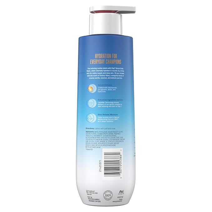 Olay Body Wash for Women, Intensely Hydrating, Hyaluronic Acid Serum, Hydration - Image 13