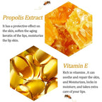4 PCS Bee Lip Balm Lip Mask Honey Pot, Prevention Lip Dry Set, Strawberry & - Image 6