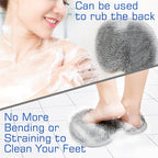 Shower Foot Scrubber Mat Back Washer Exfoliating Bath Wash Pad Wall Mounted - Image 3