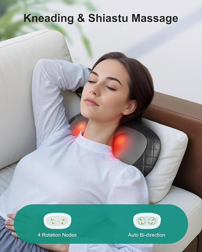 Snailax Shiatsu Back and Neck Massager - Image 2