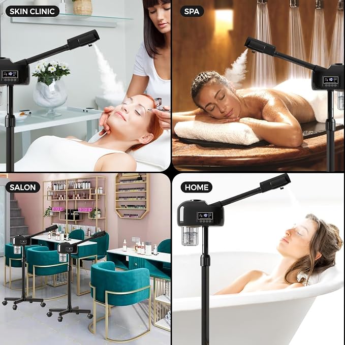Facial Steamer for Estheticians, Timer Function & Hot Mist, Vaporizador Facial - Image 6