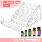 Vowcarol Essential Oil Organizer 7 Tier, Essential Oil Storage Shelf, Essential - Image 3