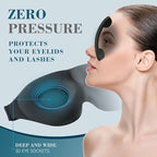 ZGGCD Sleep Mask for Side Sleeper, Light Blocking Sleeping Eye Mask for Women - Image 4