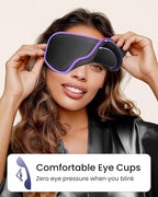 WAOAW Sleep Mask for Men Women: Blackout Eye Masks for Sleep - Image 2