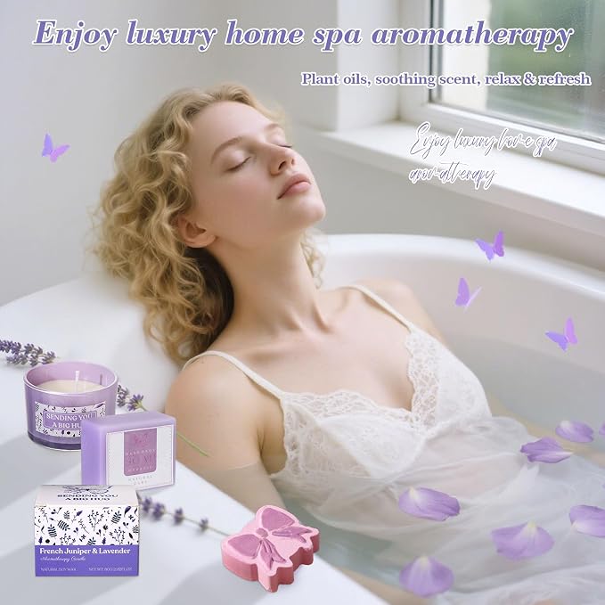 Lavender Mothers' Day gift for Mom, Birthday Gifts for Women Self Care Gifts - Image 7