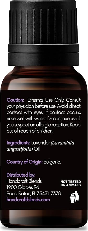 Handcraft Blends Lavender Essential Oil – 0.33 Fl Oz – 100% Pure and Natural – - Image 2