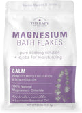 Village Naturals Therapy Calm Magnesium Bath Flakes, Lavender Vanilla Scent by VillageNaturalsTherapy
