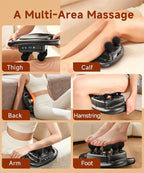 AERLANG Massage Gun Deep Tissue 6 Head Muscle Massager, Back Massager - Image 6