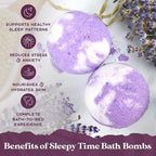 Purple Canyon Bath to Bed Natural Bath Bombs | Calming and Relaxing Sleep - Image 2