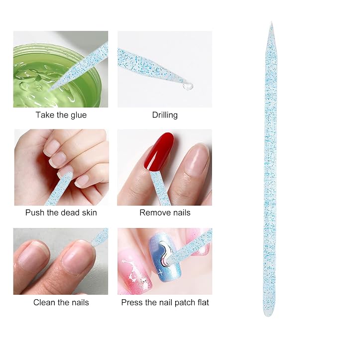 100 pieces disposable cuticle pusher, cuticle pusher remover cleaner - Image 2
