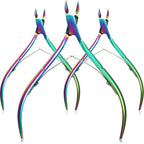 Mudder 3 Packs Cuticle Trimmer Nippers Cutter Tool Stainless Steel Nail Cuticle by Mudder