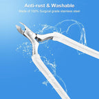 CGBE Cuticle Trimmer, Professional Cuticle Nippers Remover Tools, Non-slip - Image 7