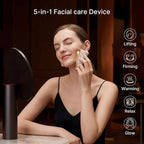 ZDEER LED Red Light Therapy Face & Neck Massager, Electric Heated Gua Sha - Image 3