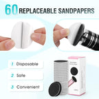 Electric Foot File Callus Remover: Adjustable Speed Feet File Grinder - Image 6