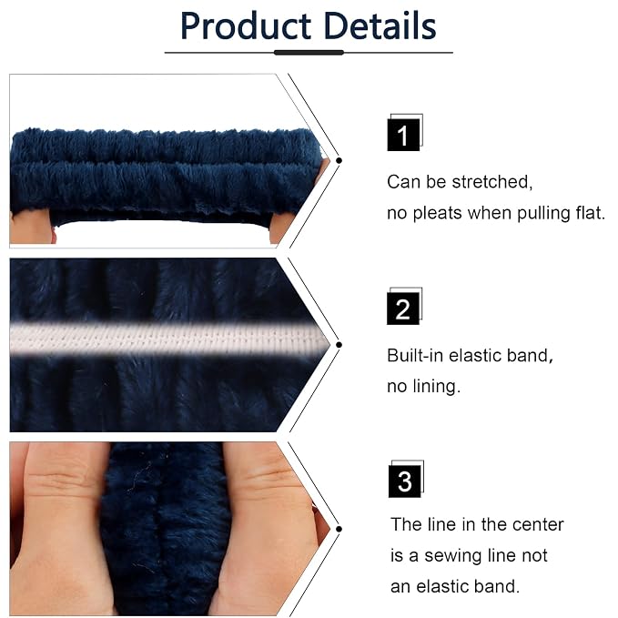 VELSCRUN Spa Headband, Makeup Face Wash Skincare Headbands, Stuff - Image 7
