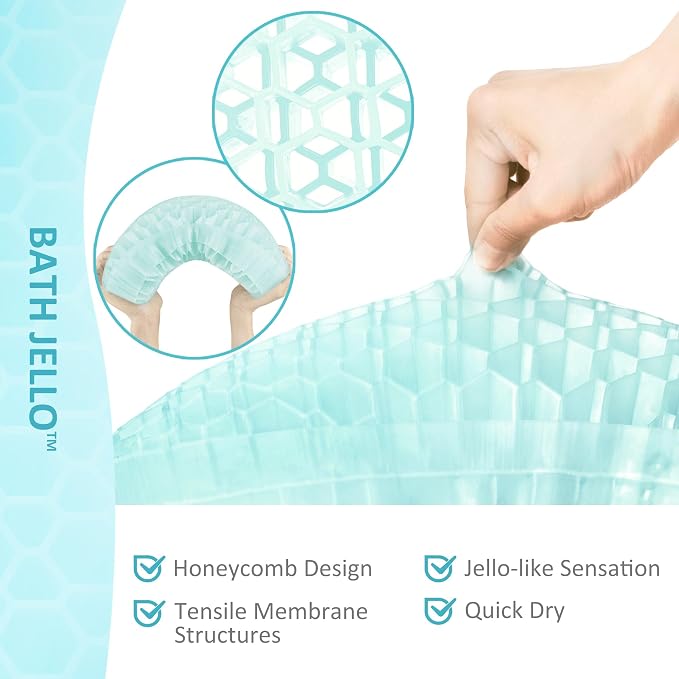 Sunlit Bath Jello Gel Bath Pillows, Lumbar Pillow - Image 3