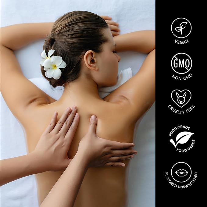 Tropical Scent Massage Oil Candle – Vegan Full Body Massage Therapy & Home SPA - Image 3