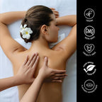 Tropical Scent Massage Oil Candle – Vegan Full Body Massage Therapy & Home SPA - Image 3