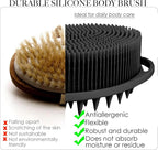 RamPula Silicone Body Scrubber, Silicone Loofah, Quick-Dry Exfoliating Body - Image 2