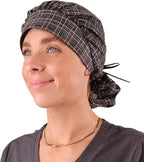 Sparkling EARTH Banded Bouffant Surgical Scrub Ponytail Working Caps and by SparklingEARTH