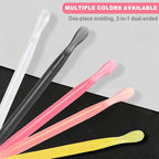 2Pcs Plastic Cuticle Pusher, Dual-end Dead Skin Nail Pusher, Gentle Plastic - Image 8