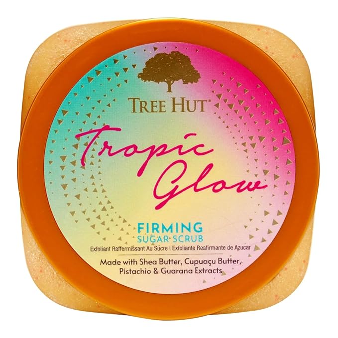 Tree Hut Tropic Glow Shea Sugar Scrub, Exfoliating & Hydrating Body Scrub - Image 3