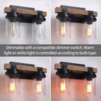 2-Light Farmhouse Vanity Lights - Image 6