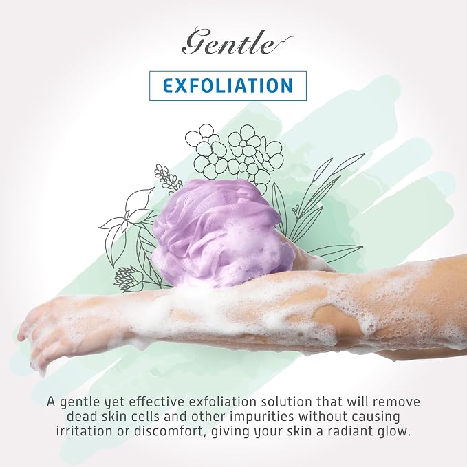 Spongentle Shower Loofah Bath Sponge, Body Scrubber - Image 2